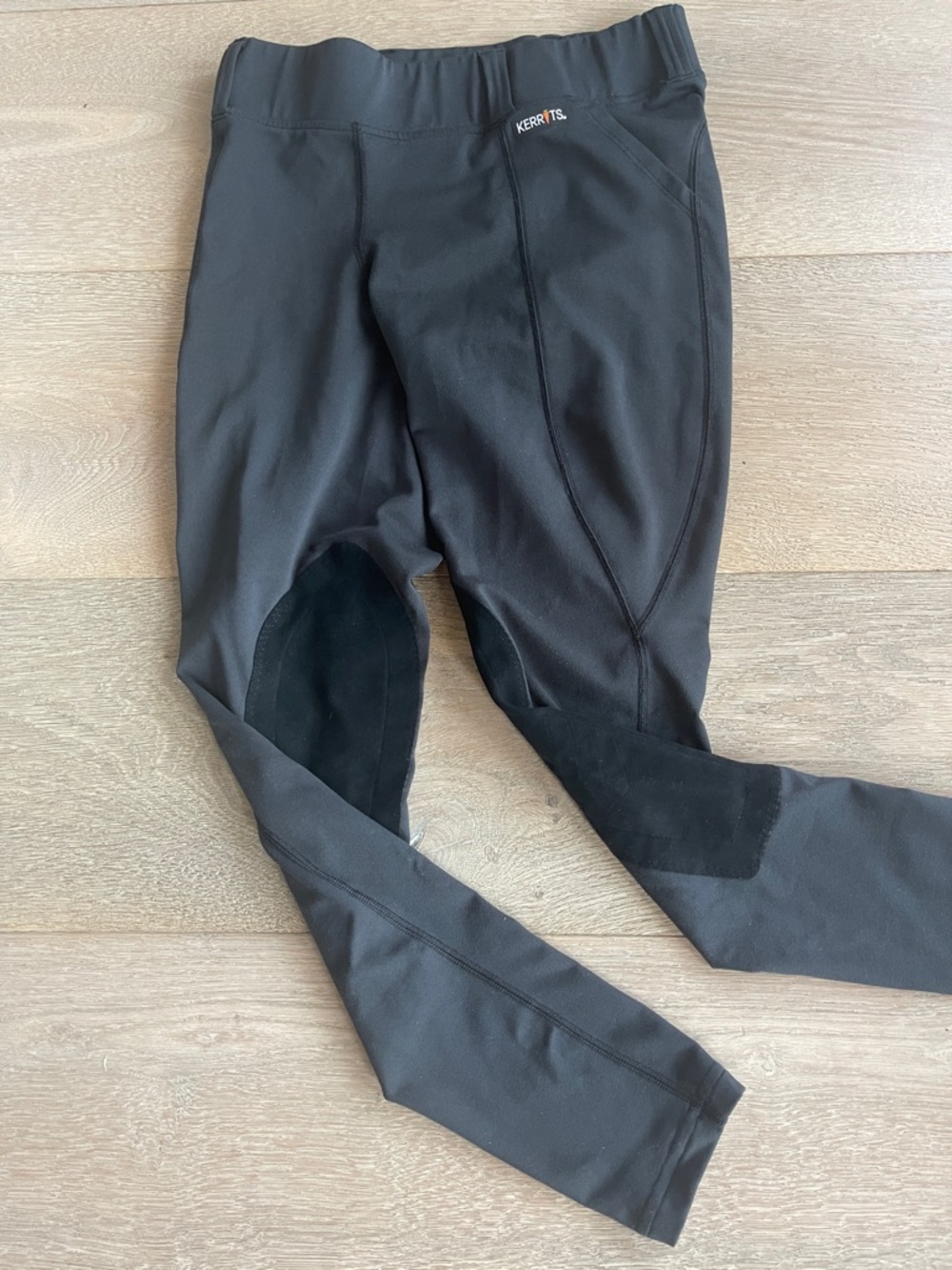 Kerrits Black Riding Tights with Knee Patches